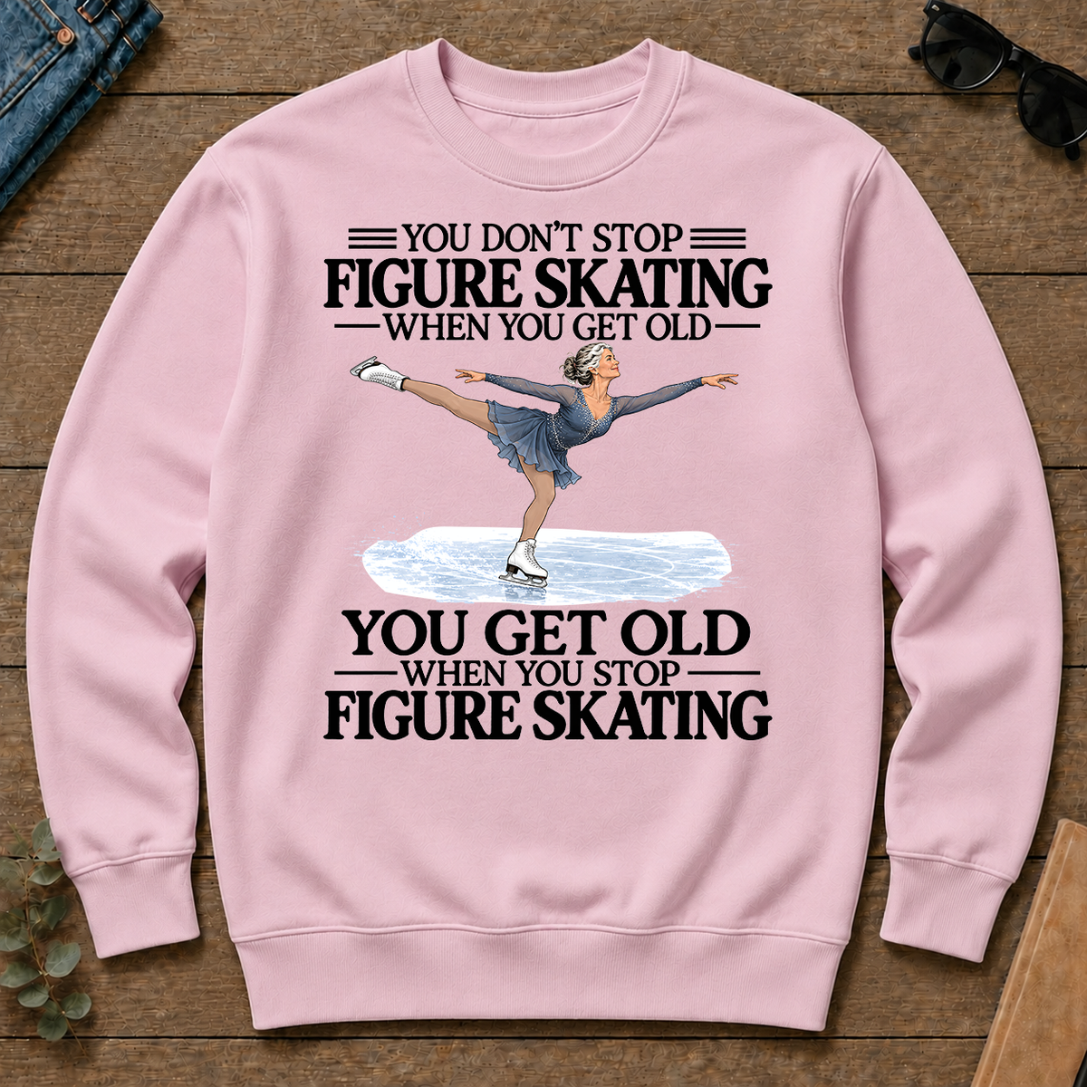 Don't Stop Figure Skating - light-pink - CS2D-LightPink