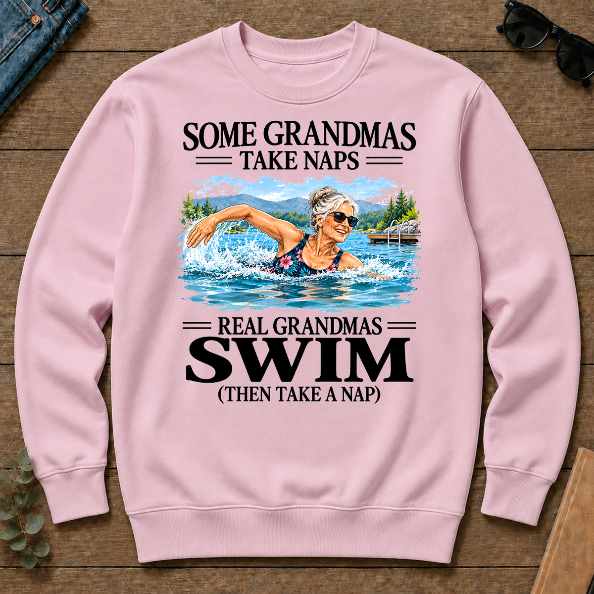 Real Grandmas Swim - light-pink - CS2D-LightPink