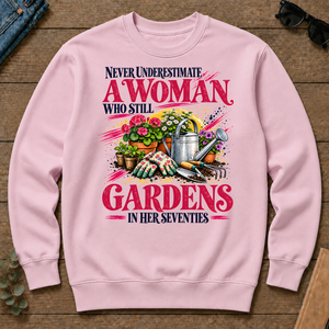 A Woman Still Gardens In Her Seventies - light-pink - CS2D-LightPink