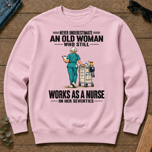 An Old Woman Still Works As A Nurse In Her 70s - light-pink - CS2D-LightPink