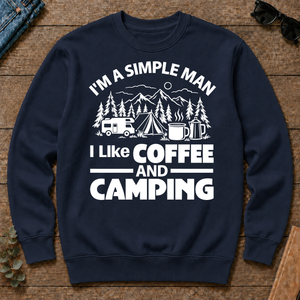 I Like Coffee And Camping - navy - CS2D-Navy