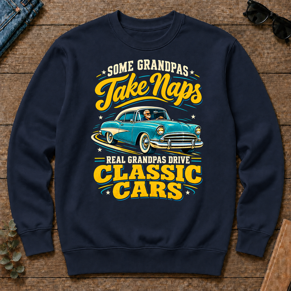 Grandpas Drive Classic Cars - navy - CS2D-Navy