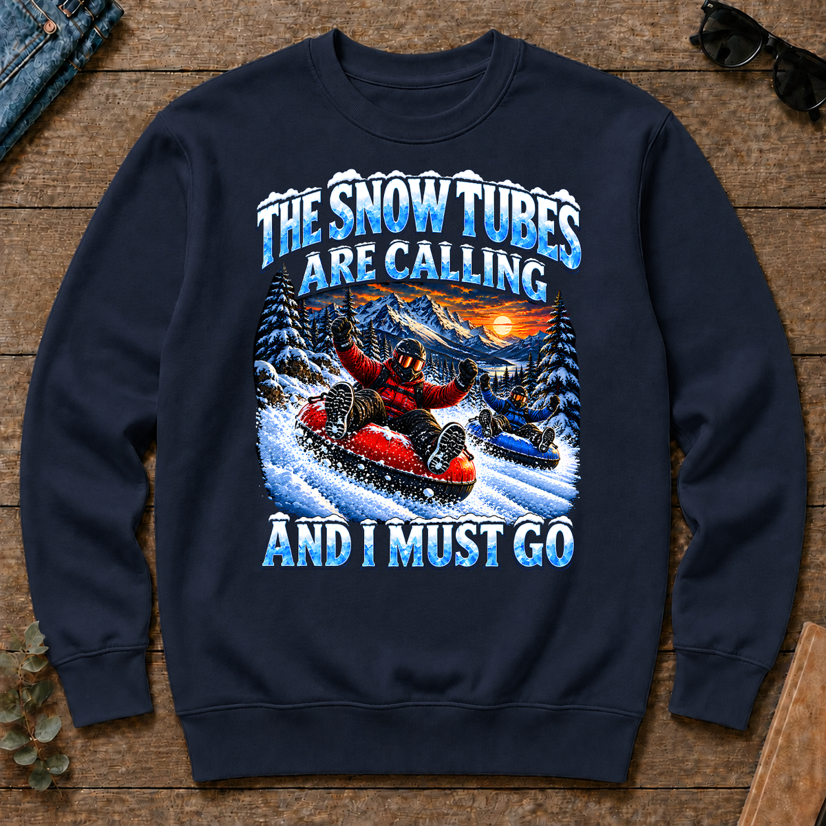 Snow Tubes Are Calling And I Must Go - navy - CS2D-Navy
