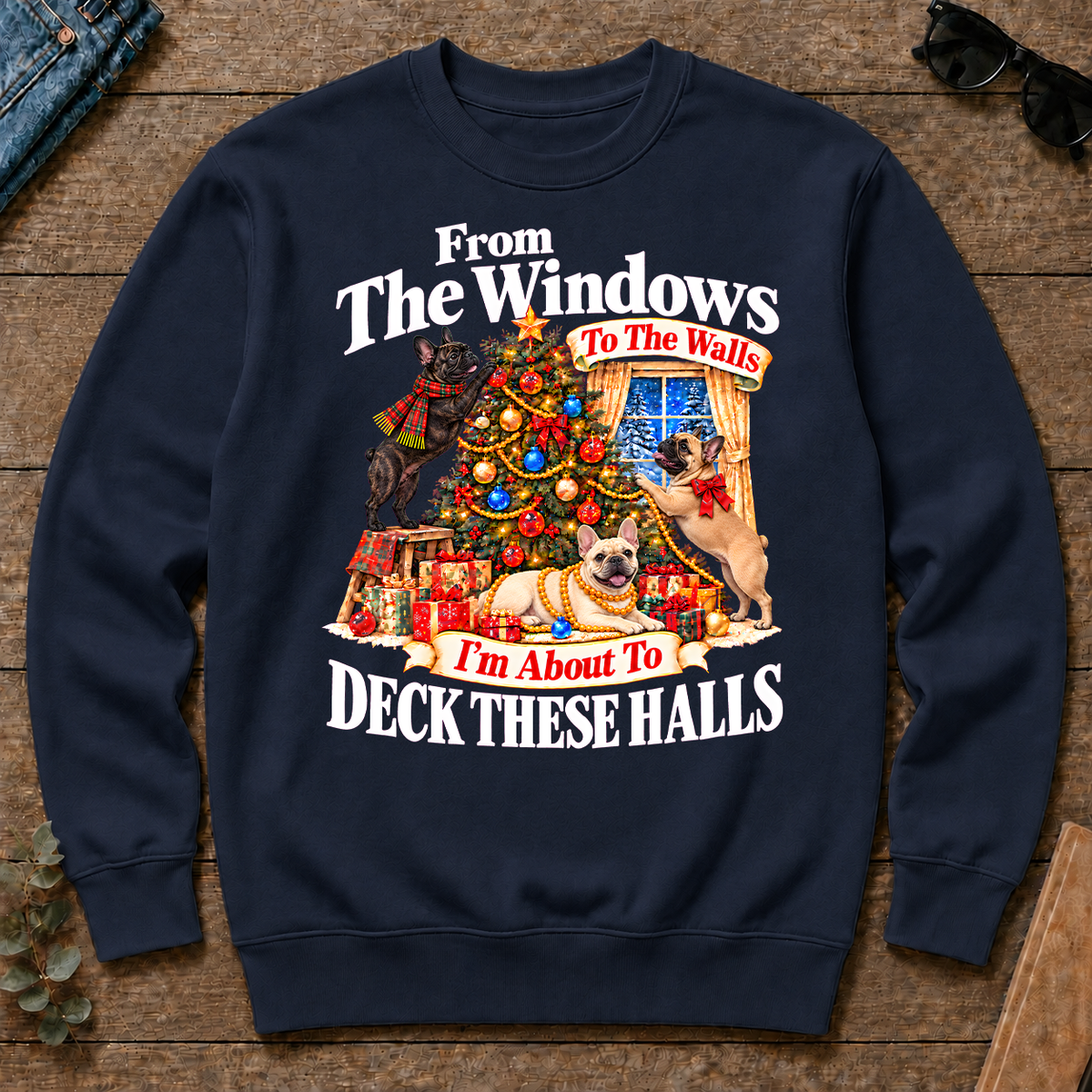 From the Windows to the Walls French Bulldog - navy - CS2D-Navy