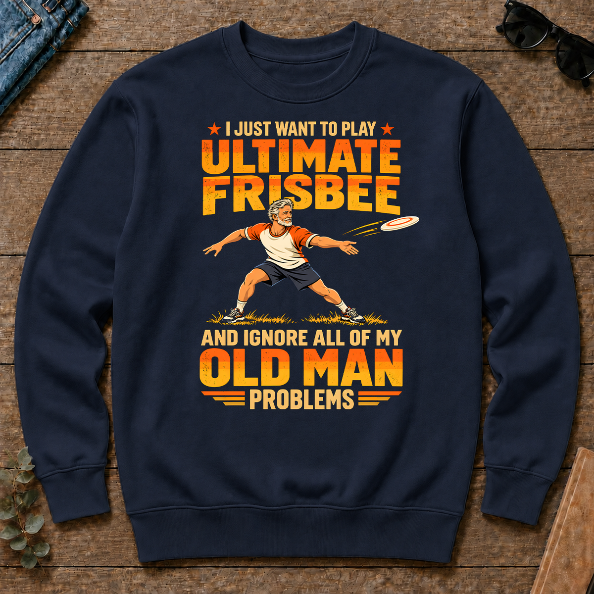 I Just Want To Play Ultimate Frisbee - navy - CS2D-Navy