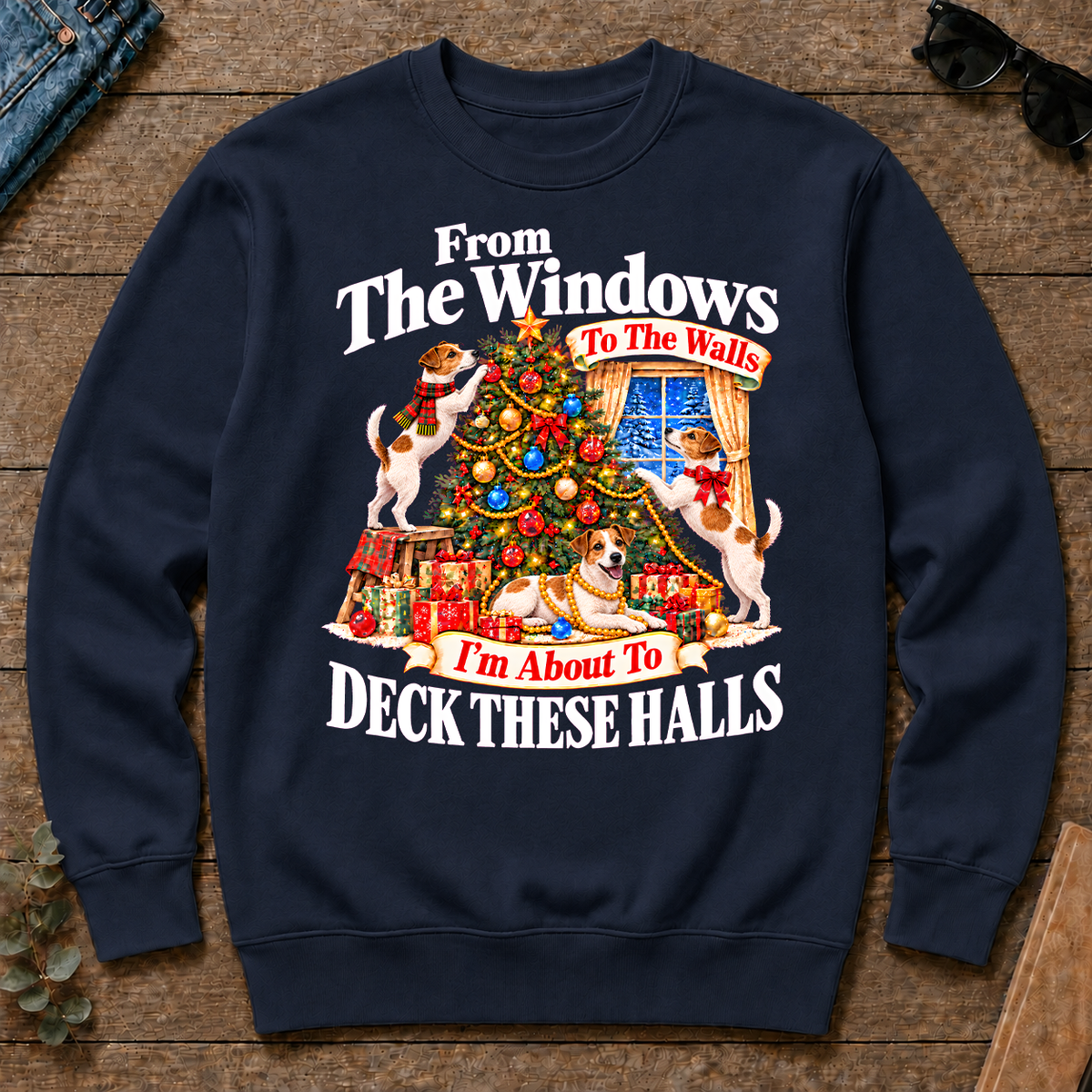 From the Windows to the Walls Jack Russell Terrier - navy - CS2D-Navy
