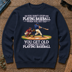 Old Man Don't Stop Baseball - navy - CS2D-Navy