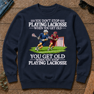Old Man Don't Stop Lacrosse - navy - CS2D-Navy