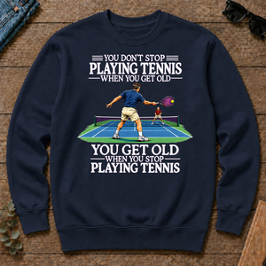 Old Man Don't Stop Tennis - navy - CS2D-Navy