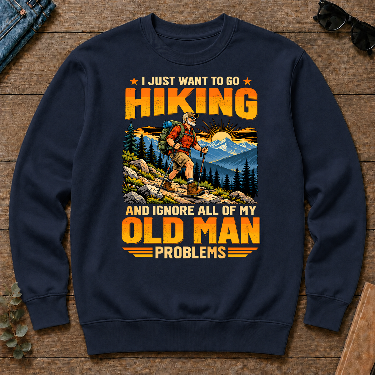 I Just Want To Go Hiking - navy - CS2D-Navy