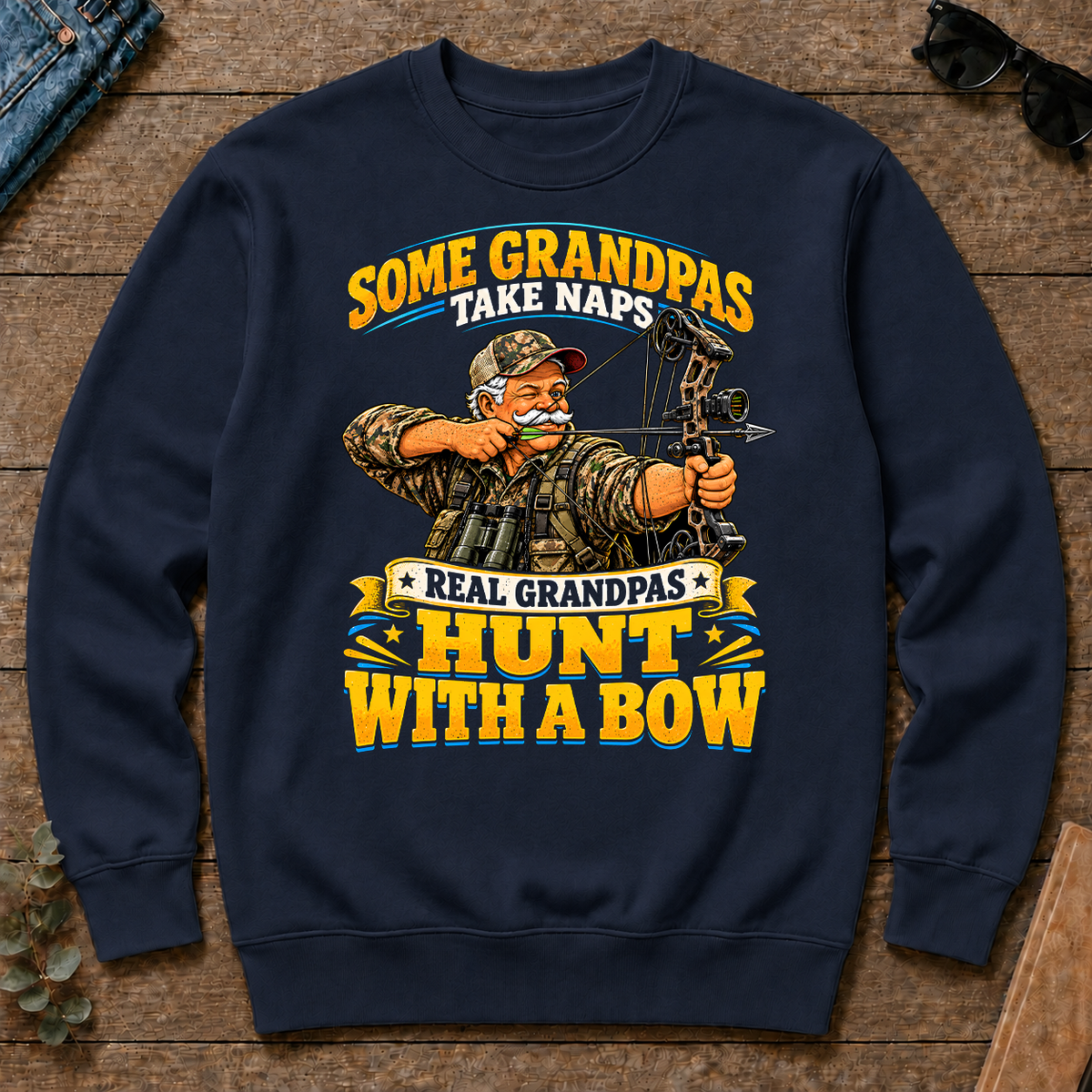 Real Grandpas Hunt With A Bow - navy - CS2D-Navy