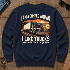 I Am Simple Woman I Like Trucks - navy - CS2D-Navy