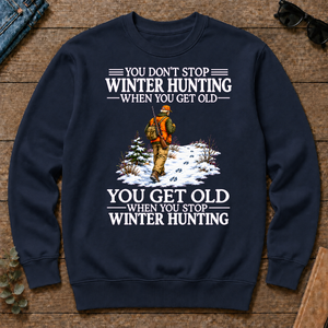 Old Man Don't Stop Winter Hunting - navy - CS2D-Navy
