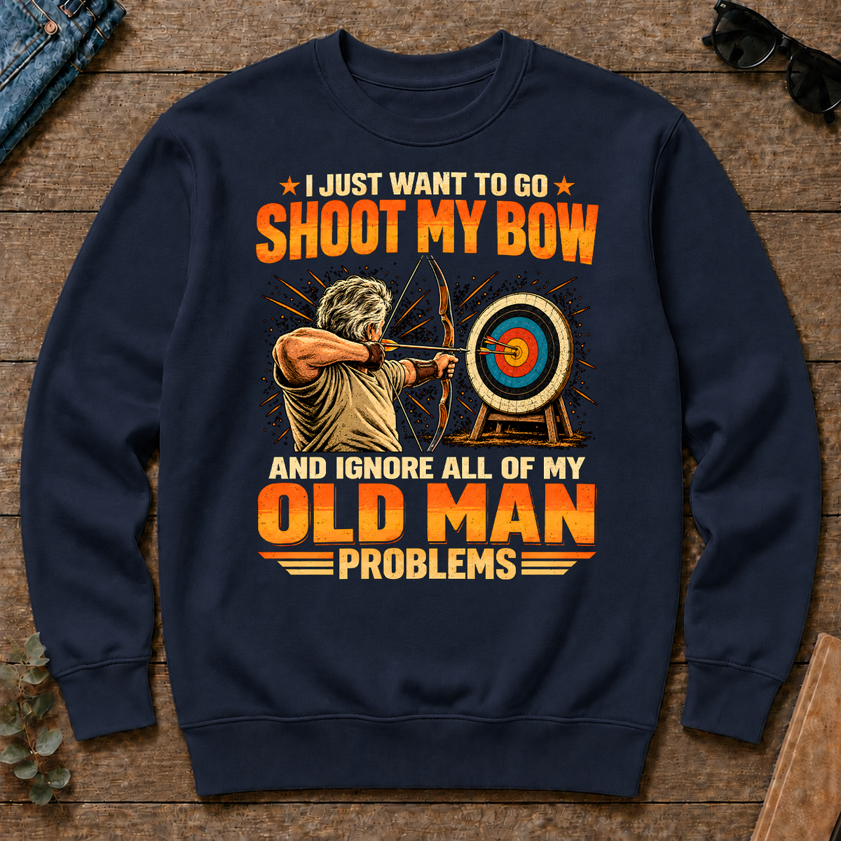 I Just Want To Go Shoot My Bow - navy - CS2D-Navy