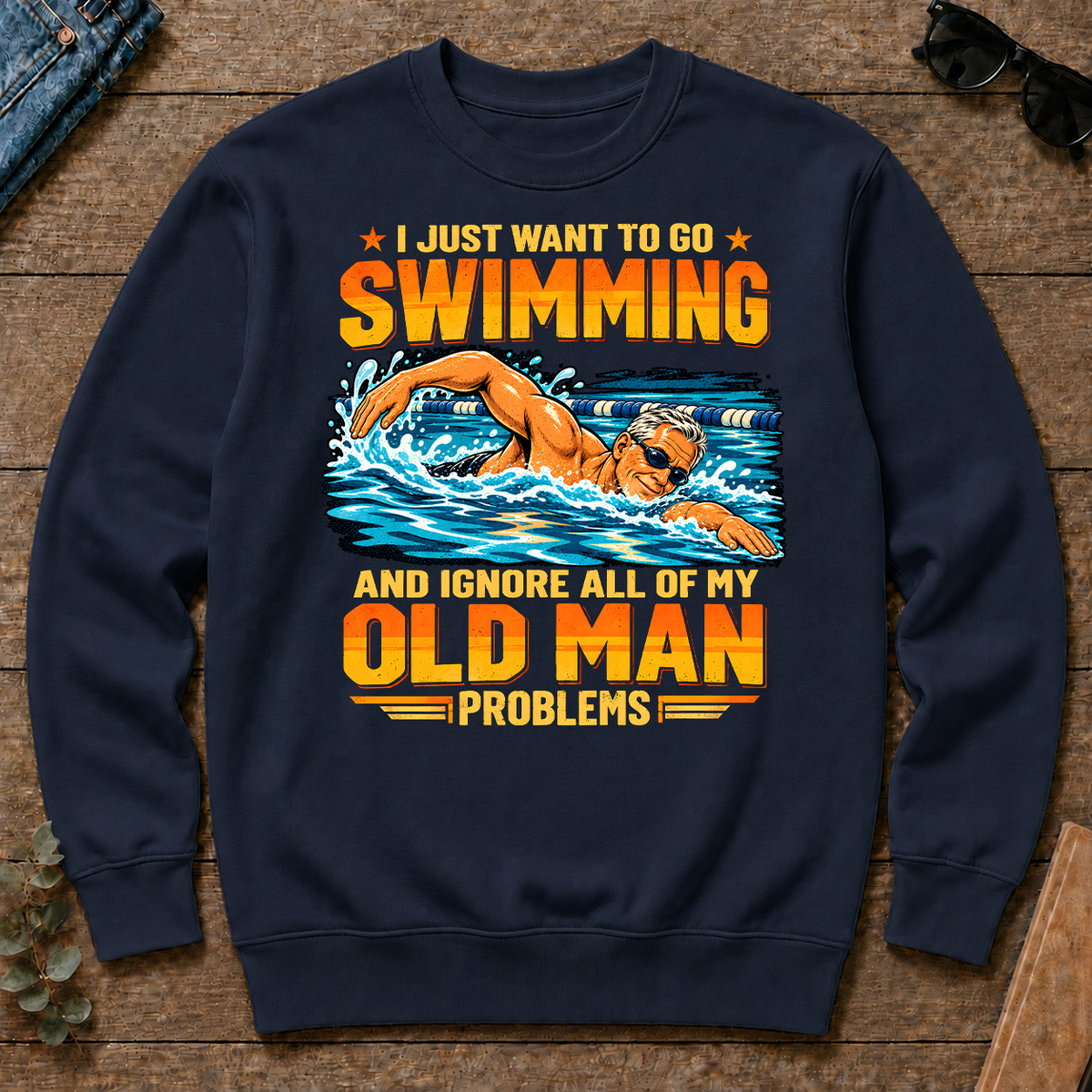 I Just Want To Go Swimming - navy - CS2D-Navy