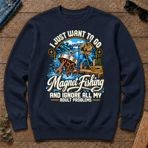 I Just Want To Go Magnet Fishing & Ignore All Adult Problems - navy - CS2D-Navy