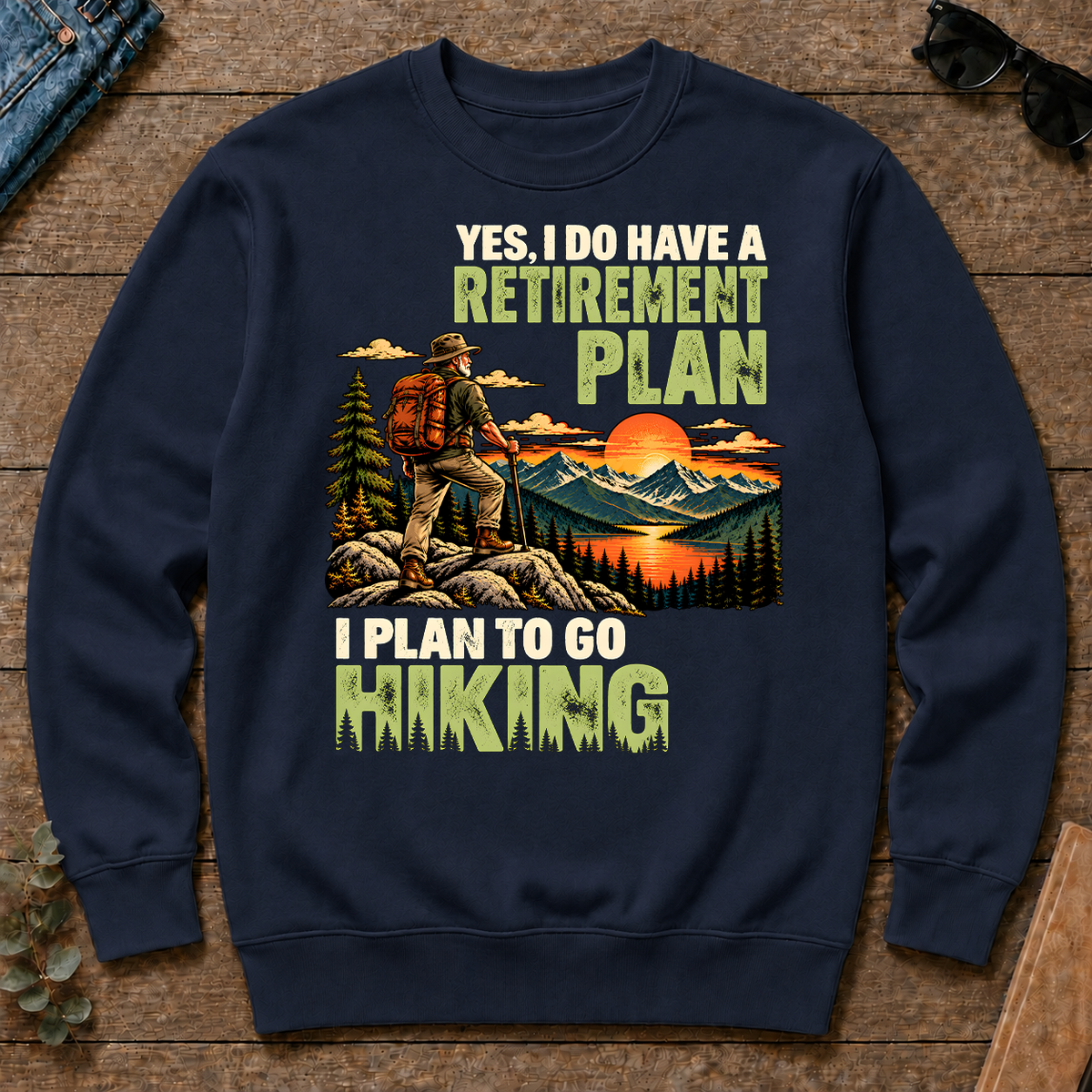 I Plan To Go Hiking - navy - CS2D-Navy