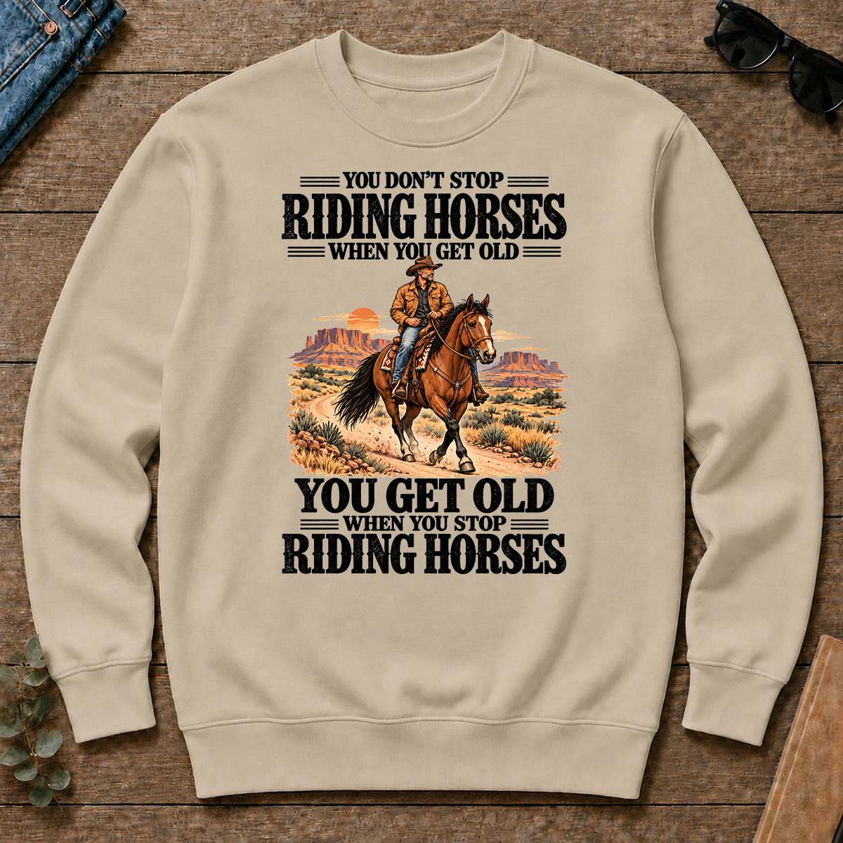 You Don't Stop Riding Horses When You Get Old - sand - CS2D-Sand