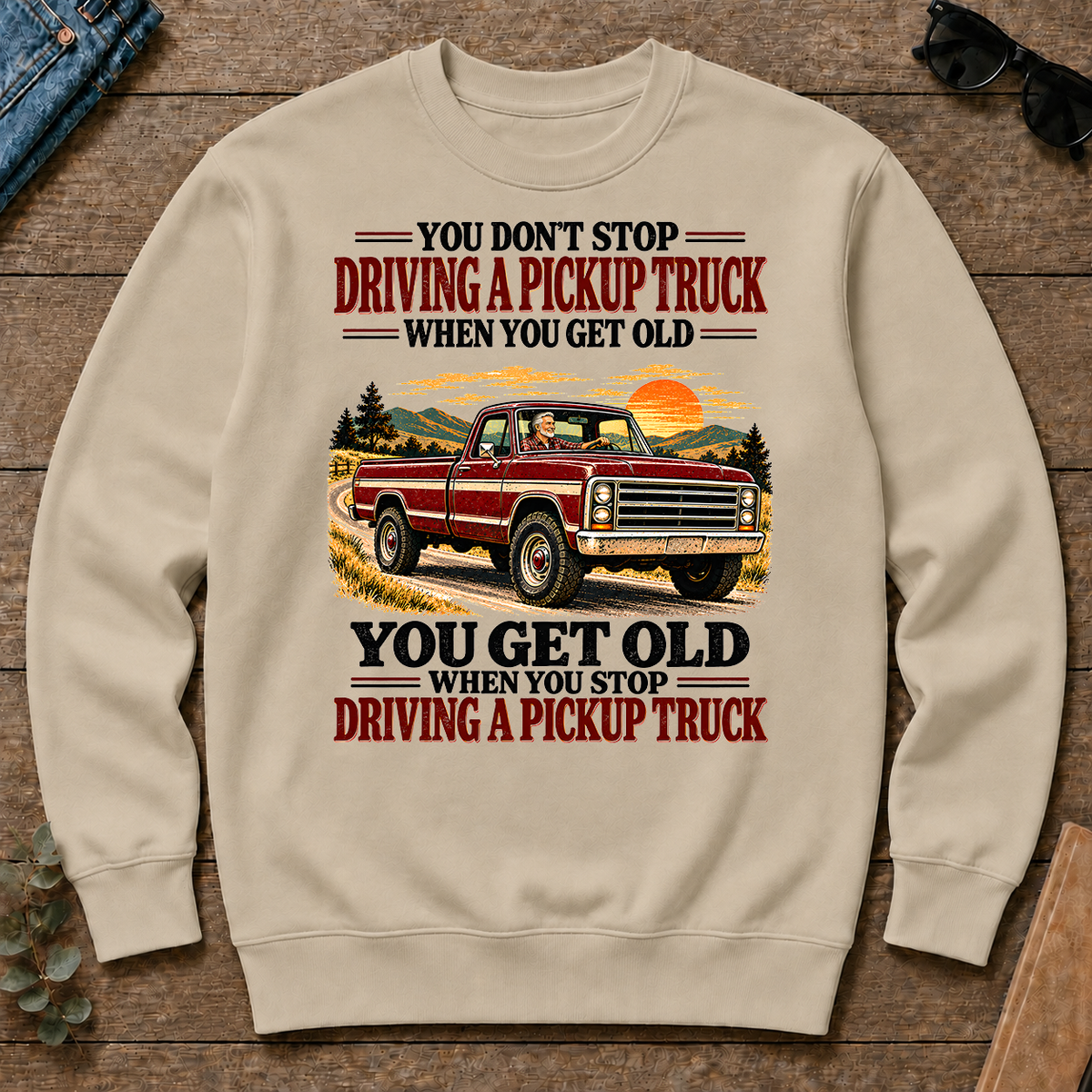 You Get Old When You Stop Driving A Pickup Truck - sand - CS2D-Sand