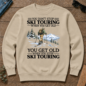 Don't Stop Ski Touring Vintage Art - sand - CS2D-Sand