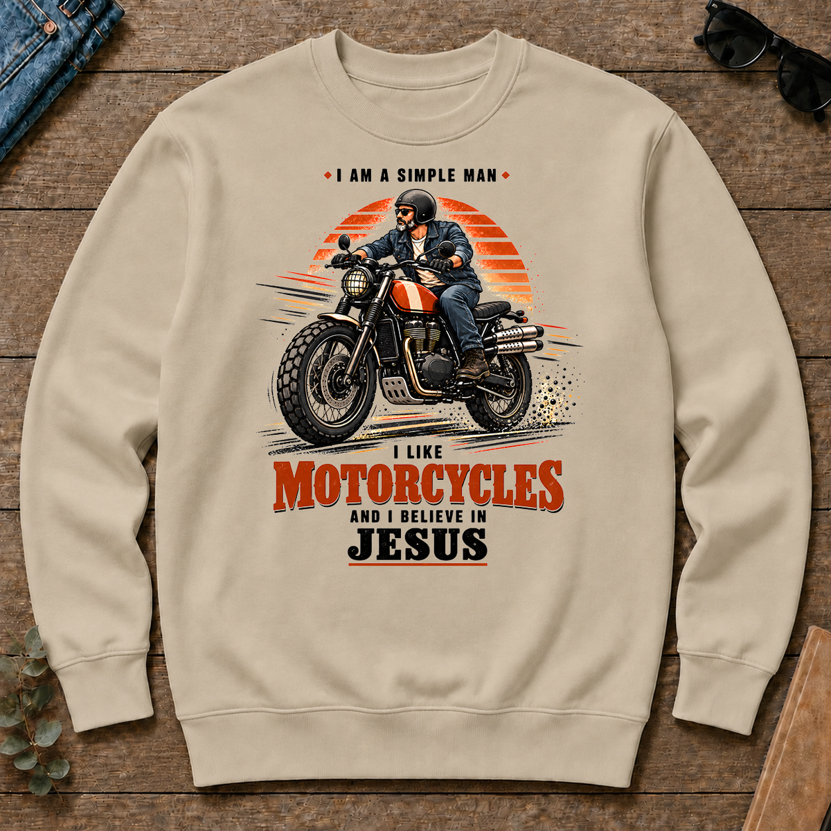 I Like Motorcycles And Believe In Jesus - sand - CS2D-Sand