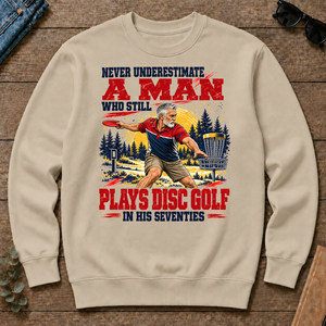 A Man Still Plays Disc Golf In His 70s - sand - CS2D-Sand