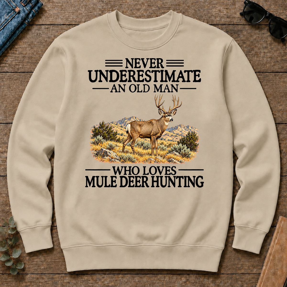 Never Underestimate An Old Man Who Loves Mule Deer Hunting - sand - CS2D-Sand