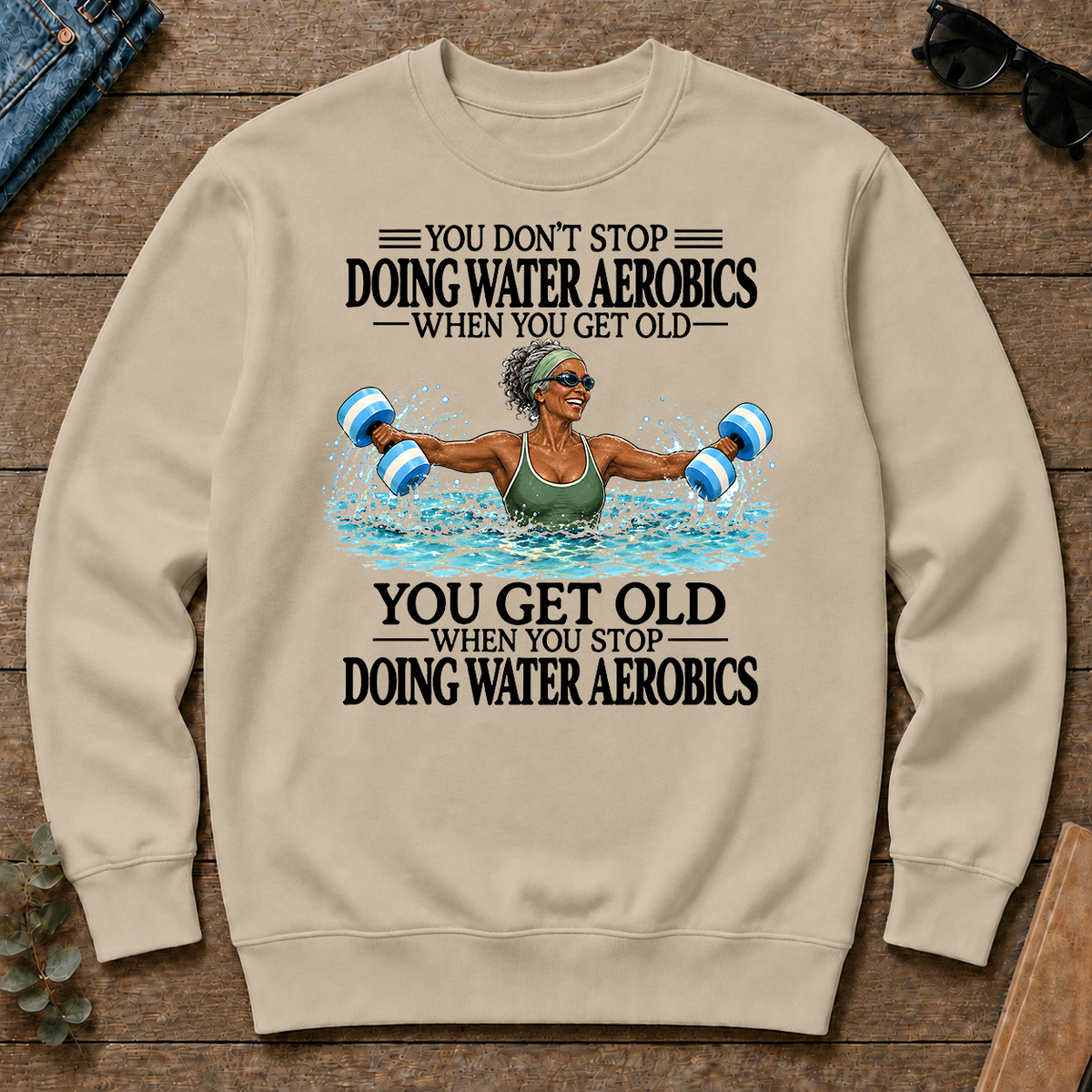 Don't Stop Water Aerobics Woman - sand - CS2D-Sand