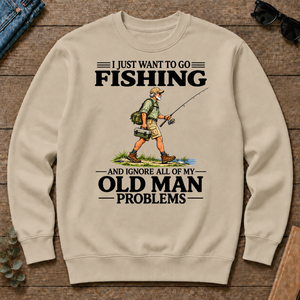 I Just Want To Go Fishing Vintage - sand - CS2D-Sand