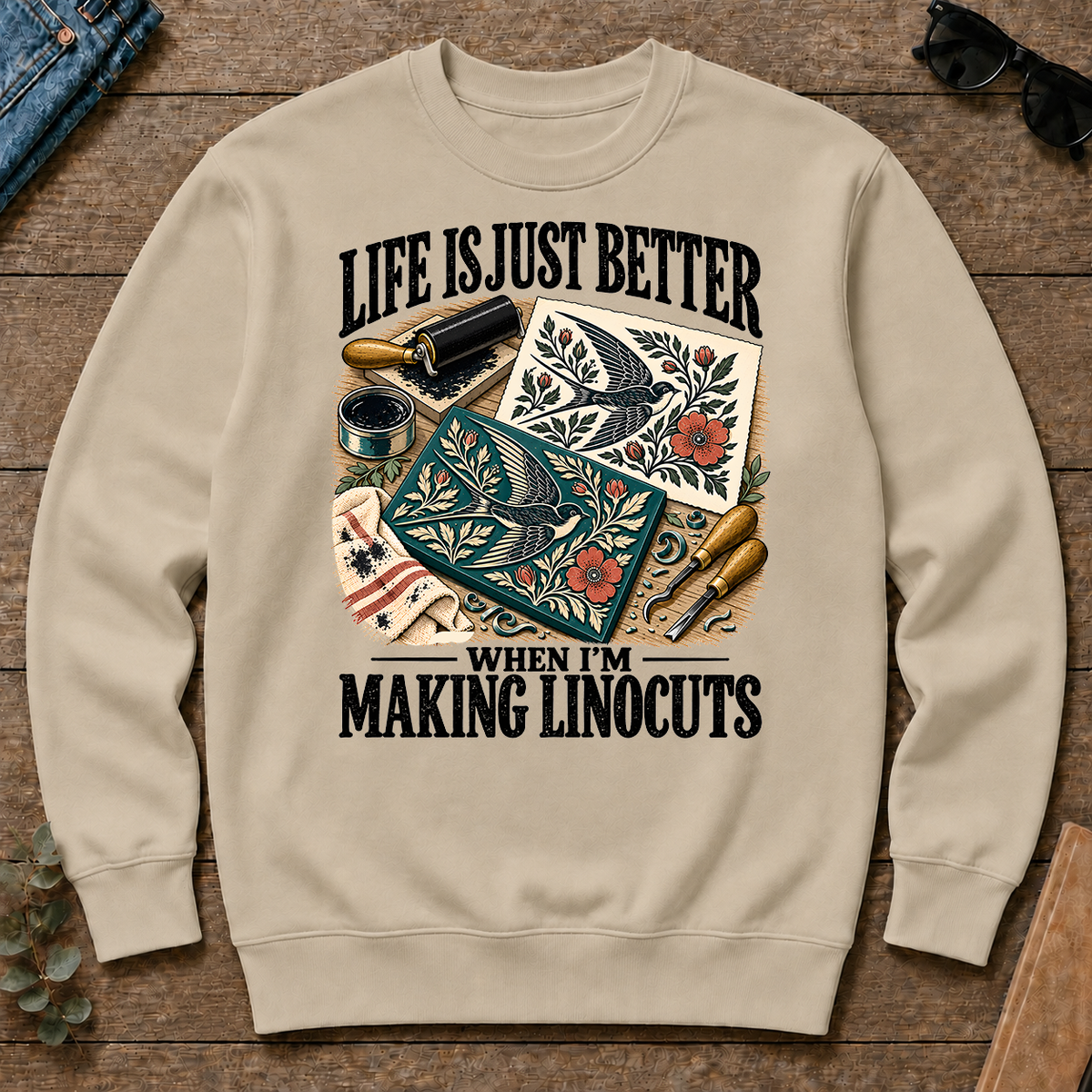 Life Is Just Better When I'm Making Linocuts - sand - CS2D-Sand