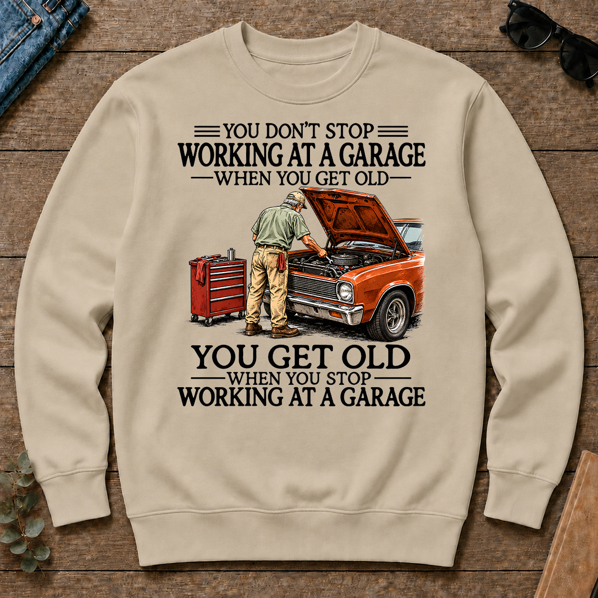 Don't Stop Working at a Garage - sand - CS2D-Sand