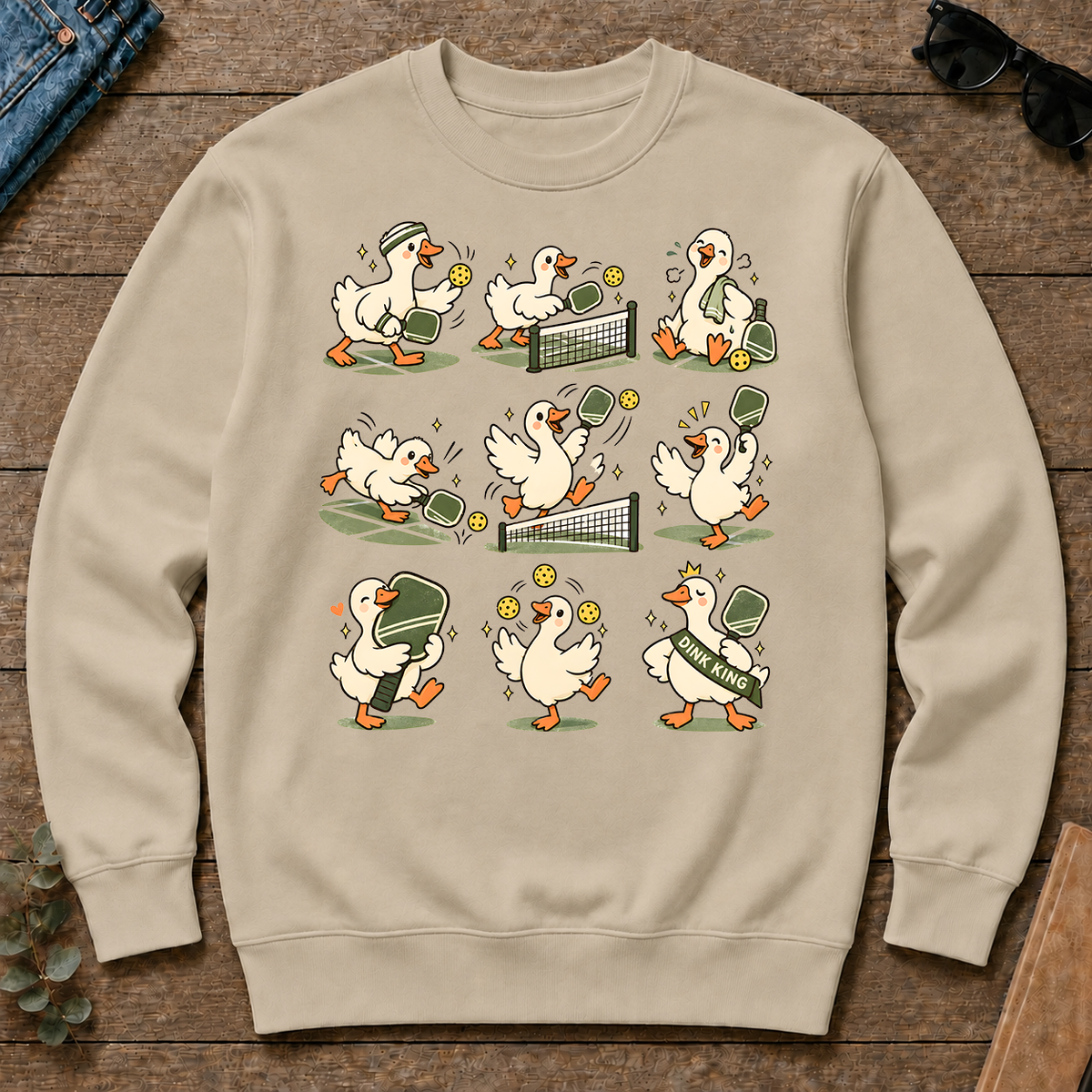 Pickleball Lover Cute Goose - sand - CS2D-Sand