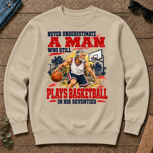 A Man Still Plays Basketball In His 70s - sand - CS2D-Sand