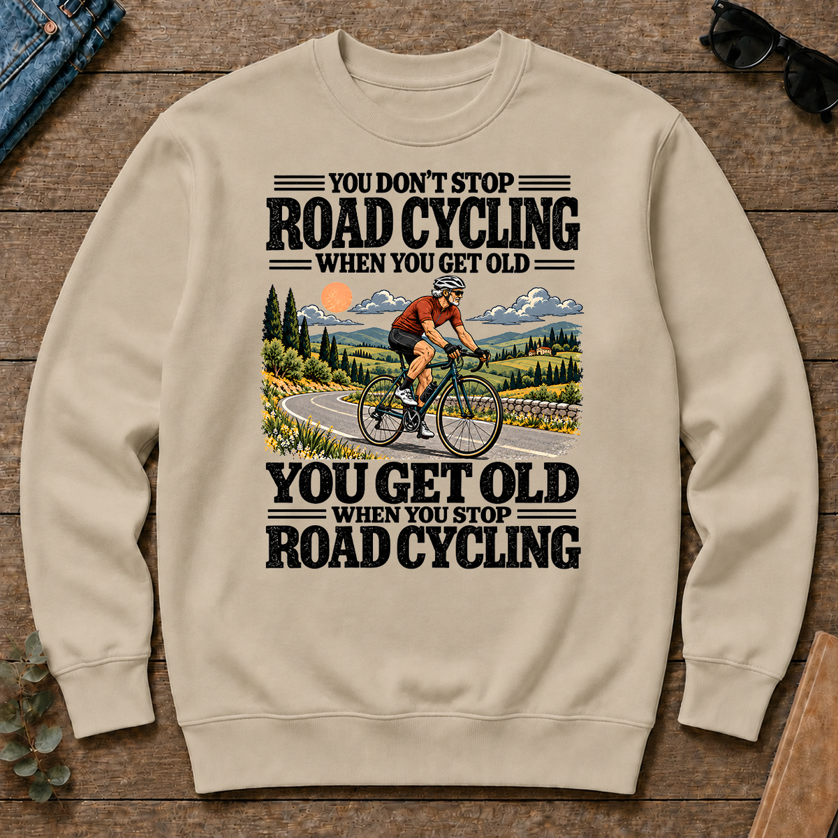 You Get Old When You Stop Road Cycling - sand - CS2D-Sand