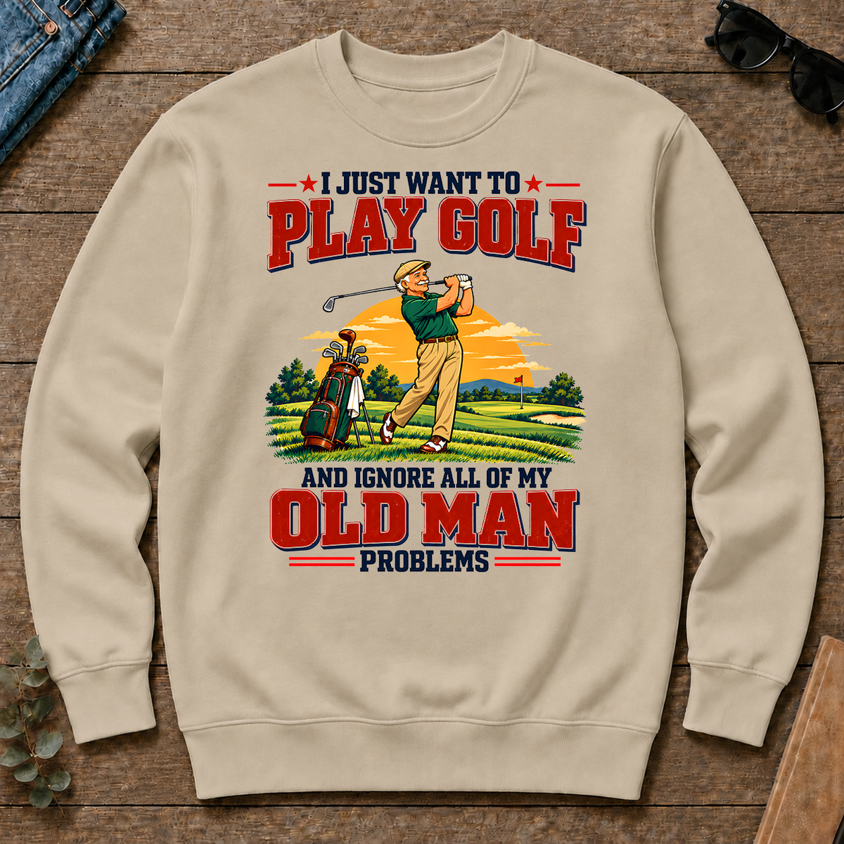 I Just Want To Play Golf & Ignore All Old Man Problems - sand - CS2D-Sand
