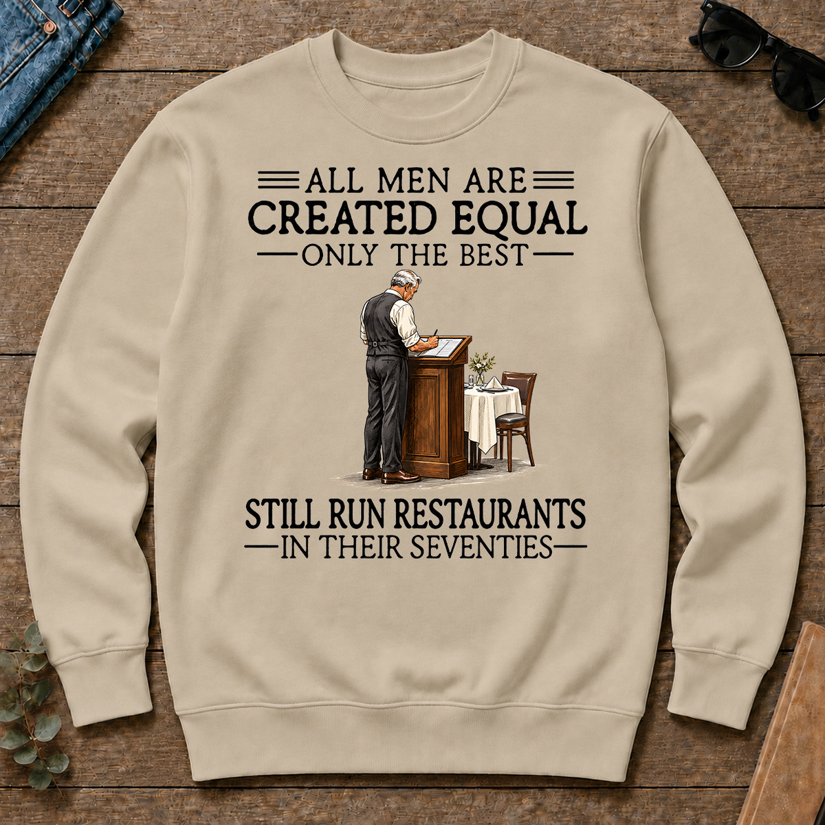 All Men Are Created Equal Only The Best Still Run Restaurants 70s - sand - CS2D-Sand