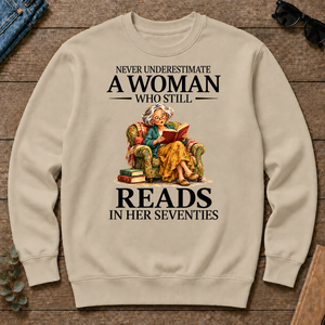 Funny A Woman Still Reads In Her Seventies - sand - CS2D-Sand