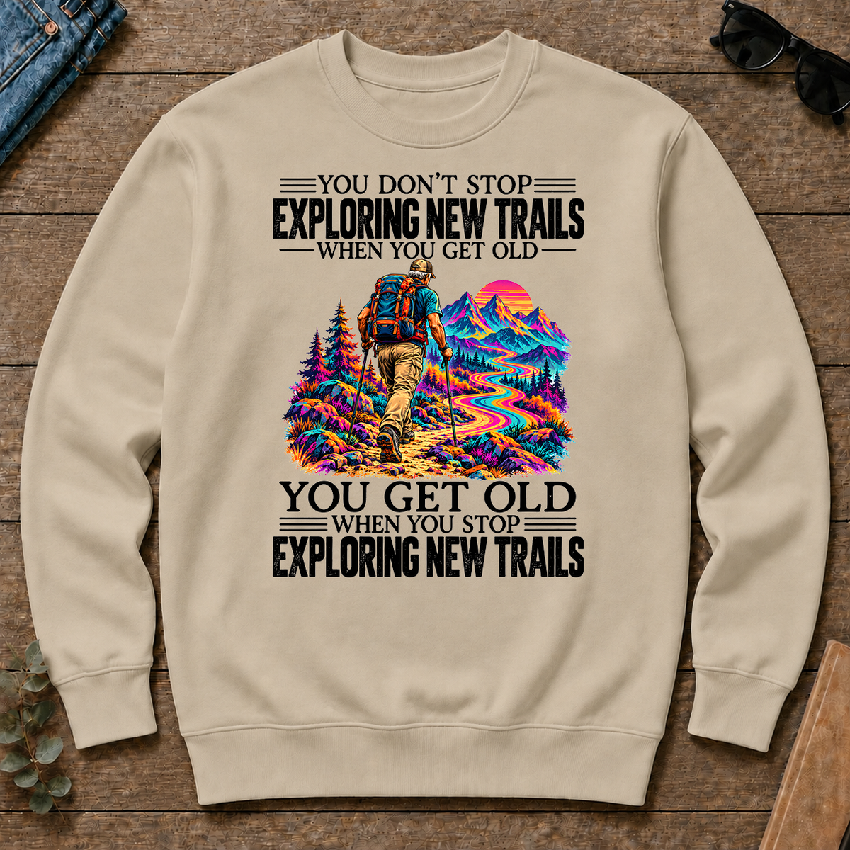Psychedelic You Get Old When You Stop Exploring New Trails - sand - CS2D-Sand