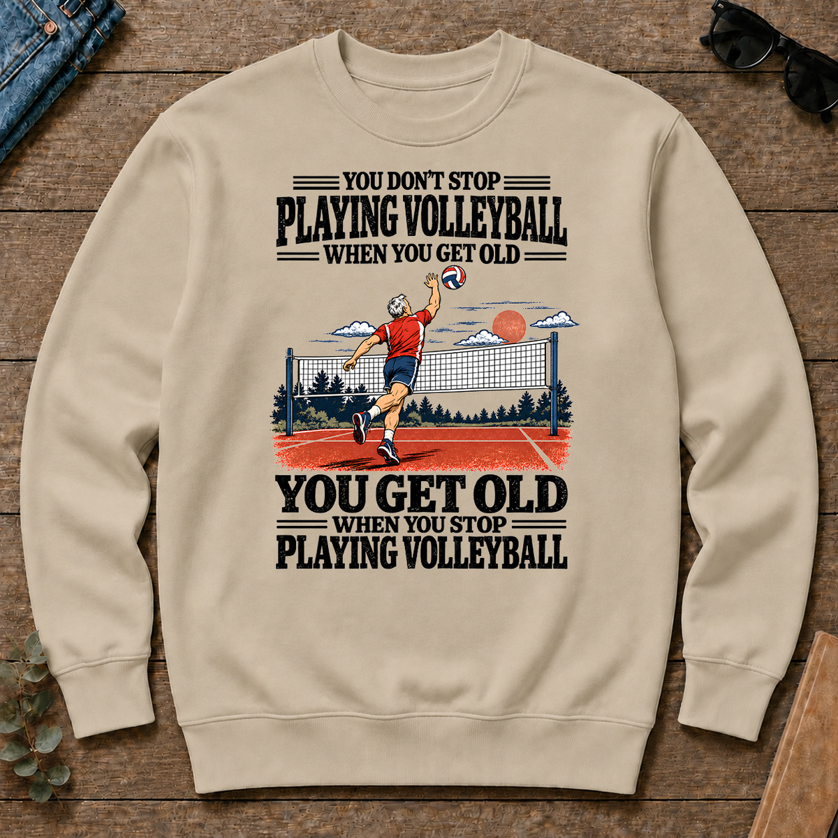 You Get Old When You Stop Playing Volleyball - sand - CS2D-Sand