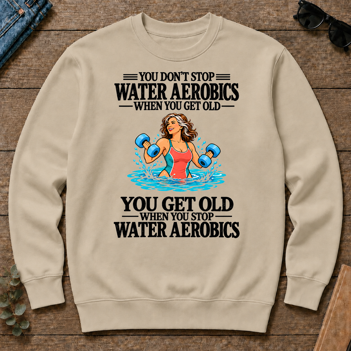You Get Old When You Stop Water Aerobics - sand - CS2D-Sand