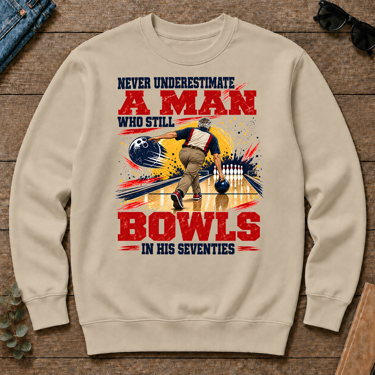 A Man Still Bowls In His 70s - sand - CS2D-Sand