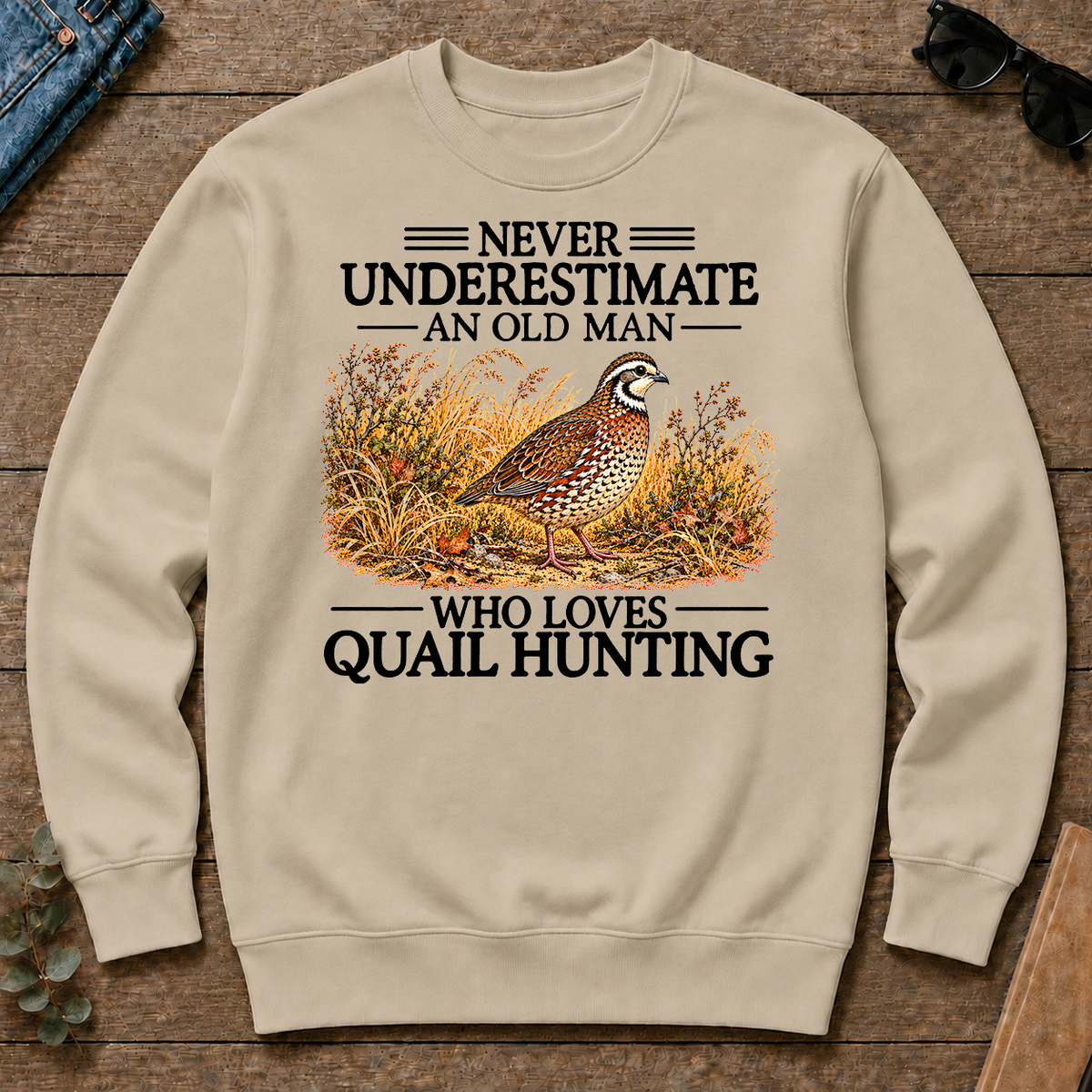 Never Underestimate An Old Man Who Loves Quail Hunting - sand - CS2D-Sand