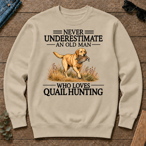 Never Underestimate An Old Man Who Loves Quail Hunting Art - sand - CS2D-Sand