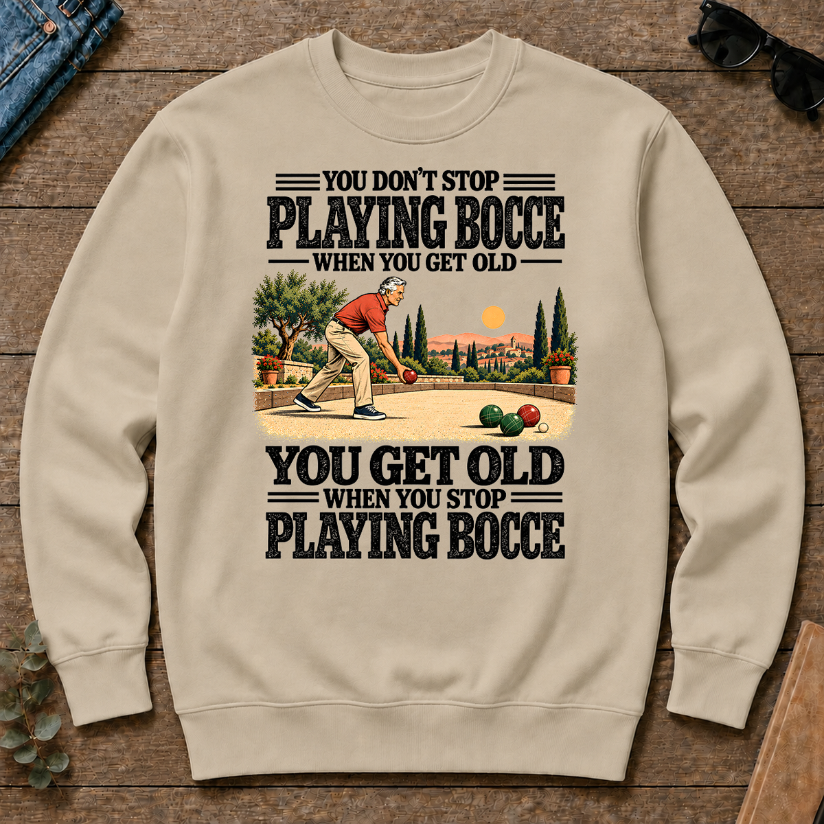 You Get Old When You Stop Playing Bocce - sand - CS2D-Sand