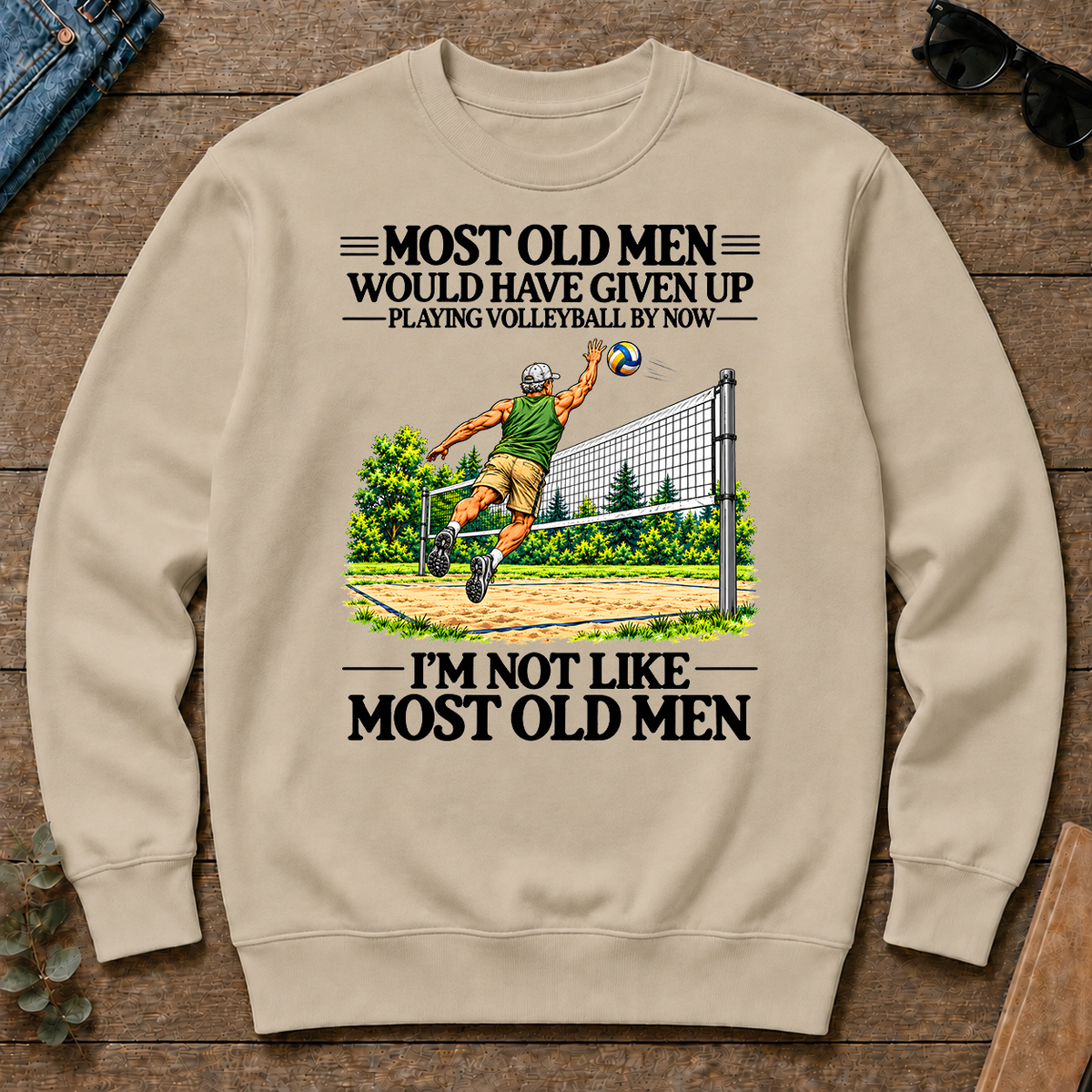 Most Old Man Would Have Given Up Playing Volleyball - sand - CS2D-Sand