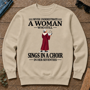 A Woman Still Sings In A Choir In Her Seventies - sand - CS2D-Sand