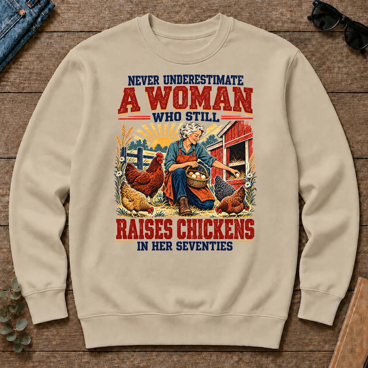 Never Underestimate A Woman Still Raises Chickens In Her 70s - sand - CS2D-Sand