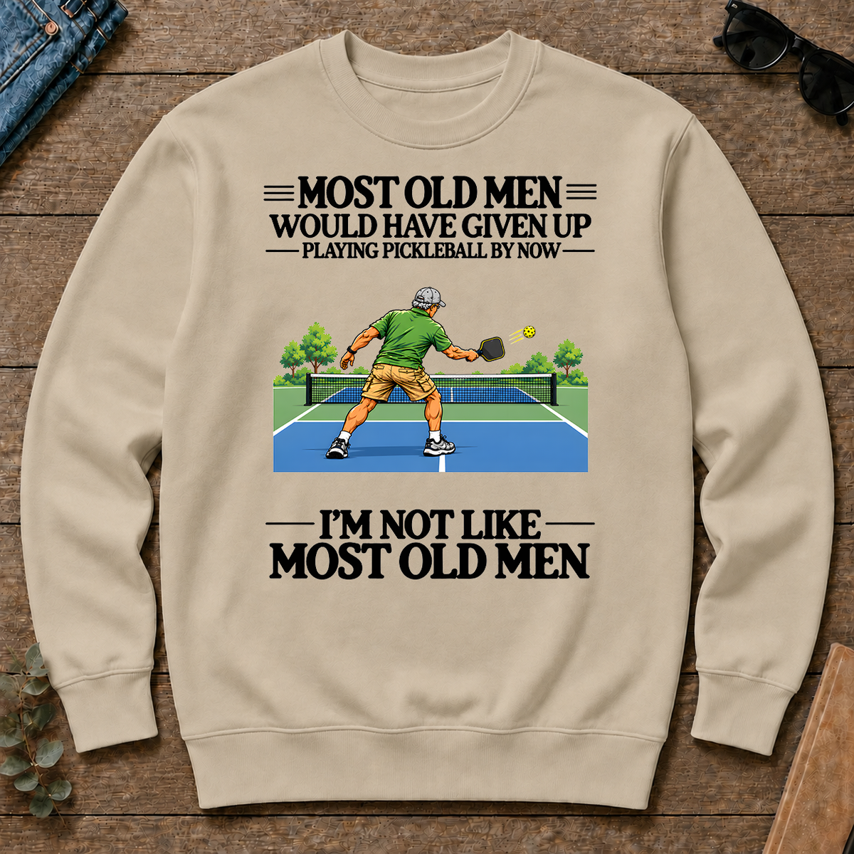 Most Old Man Would Have Given Up Playing Pickleball - sand - CS2D-Sand