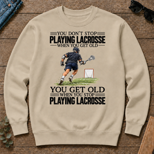 Vintage You Get Old When You Stop Playing Lacrosse - sand - CS2D-Sand