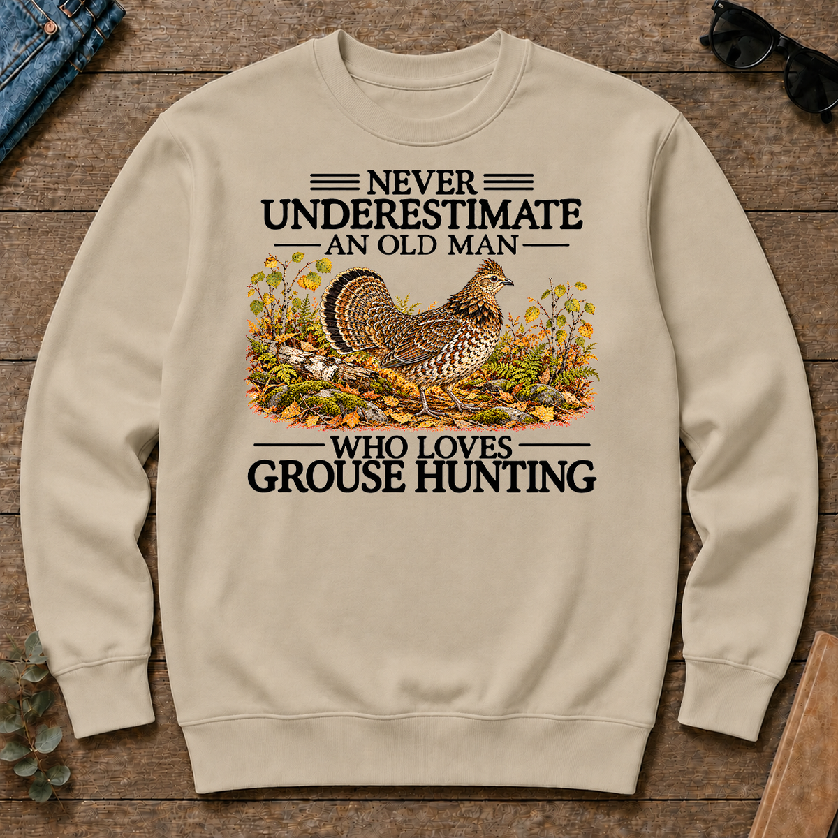 Never Underestimate An Old Man Who Loves Grouse Hunting - sand - CS2D-Sand